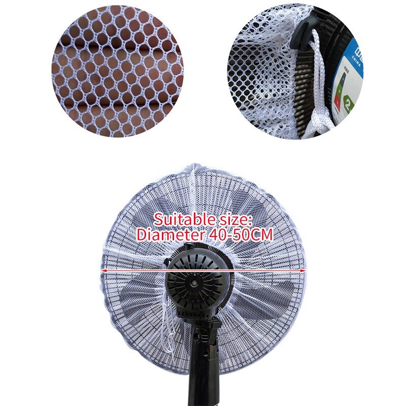 Dustproof Electric Fan Cover Anti-Chuck Safety Mesh Fan Protection Finger Protector Net Cover Fan Guard Home Office Dust Cover